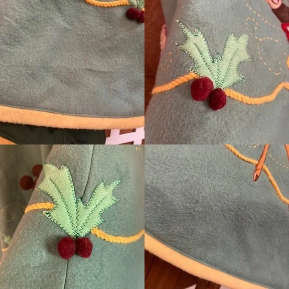 Vintage felt Disney character Christmas tree skirt - Picture 10 of 16